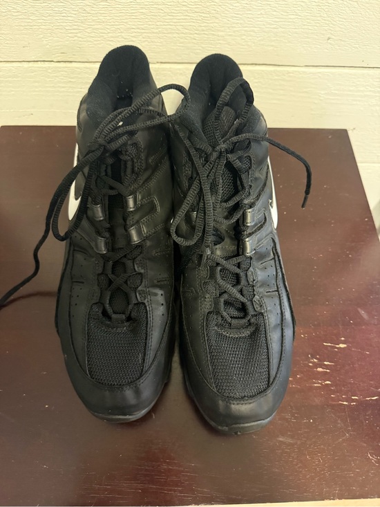 ? Nike Land Shark Football Cleats Men’s Size 12 Black White RARE Vintage Cleats main image 5